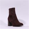 Tamaris Aspasia Block Heel Stretch Boot - Mocca Combi