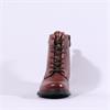 Tamaris Anouk Side Zip Croc Heel Boot - Cognac