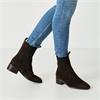 Tamaris Watson Pull On Chelsea Boot - Mocha Suede