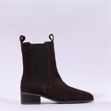 Tamaris Watson Pull On Chelsea Boot - Mocha Suede