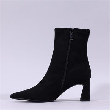 Tamaris Aquila Block Heel Pointed Bootie - Black