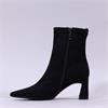 Tamaris Aquila Block Heel Pointed Bootie - Black