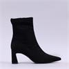 Tamaris Aquila Block Heel Pointed Bootie - Black
