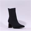 Tamaris Aquila High Heel Sock Boot - Black Leopard