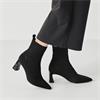 Tamaris Aquila High Heel Sock Boot - Black Leopard