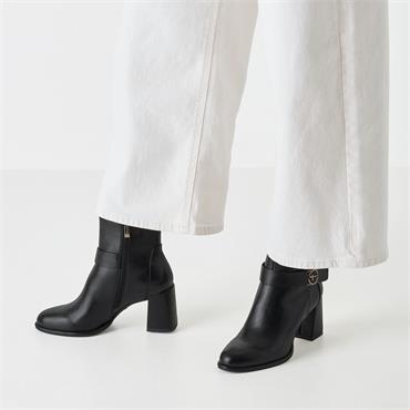 Tamaris Leni High Block Heel Ankle Boot - Black
