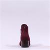 Tamaris Cika V Cut Cuff Ankle Boot - Burgundy Combi