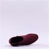 Tamaris Cika V Cut Cuff Ankle Boot - Burgundy Combi