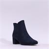 Tamaris Cika V Cut Cuff Ankle Boot - Navy