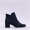 Tamaris Cika V Cut Cuff Ankle Boot - Navy