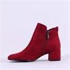 Tamaris Cika V Cut Cuff Ankle Boot - Red