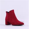 Tamaris Cika V Cut Cuff Ankle Boot - Red