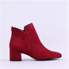 Tamaris Cika V Cut Cuff Ankle Boot - Red