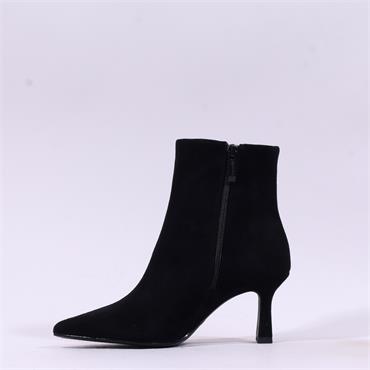Tamaris Reyna Pointed High Heel Boot - Black Suede