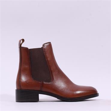 Tamaris Areti Classic Chelsea Boot - Cognac Leather
