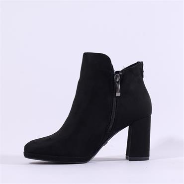 Tamaris Imola High Block Heel Ankle Boot - Black