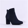 Tamaris Imola High Block Heel Ankle Boot - Navy