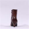 Tamaris Chaya Mid Heel Ankle Boot - Cognac Croc