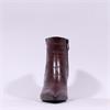 Tamaris Chaya Mid Heel Ankle Boot - Merlot Croc