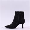 Tamaris Reyna Glam High Heel Ankle Boot - Black Sparkle