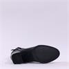 Tamaris Aspasia 2 Strap Block Heel Boot - Black Leather