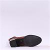 Tamaris Aspasia 2 Strap Block Heel Boot - Cognac Leather