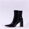 Tamaris Loulia Point Toe Block Heel Boot - Black