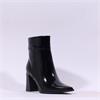 Tamaris Loulia Point Toe Block Heel Boot - Black