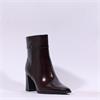 Tamaris Loulia Point Toe Block Heel Boot - Merlot