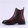 Tamaris Iona Flex Leather Chelsea Boot - Merlot