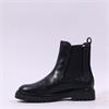 Tamaris Sabrina Pull On Gusset Boot - Black Sparkle