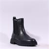 Tamaris Sabrina Pull On Gusset Boot - Black Sparkle