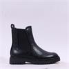 Tamaris Sabrina Pull On Gusset Boot - Black Sparkle