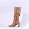 Tamaris Aquila Pointed Knee High Boot - Beige