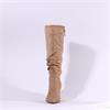 Tamaris Aquila Pointed Knee High Boot - Beige