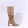 Tamaris Aquila Pointed Knee High Boot - Beige