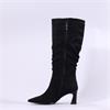 Tamaris Aquila Pointed Knee High Boot - Black