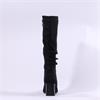 Tamaris Aquila Pointed Knee High Boot - Black