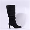 Tamaris Aquila Pointed Knee High Boot - Black