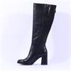 Tamaris Aspasia Block Heel Long Boot - Black