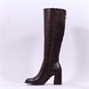 Tamaris Aspasia Block Heel Long Boot - Burgundy