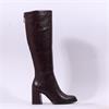 Tamaris Aspasia Block Heel Long Boot - Burgundy