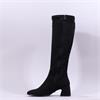 Tamaris Elsa Block Heel Long Boot - Black