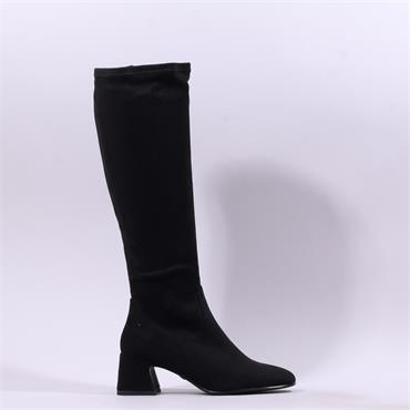 Tamaris Elsa Block Heel Long Boot - Black
