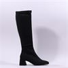 Tamaris Elsa Block Heel Long Boot - Black