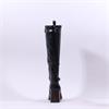 Tamaris Balea Block Heel Strap Long Boot - Black