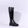 Tamaris Betina Stretch Calf Long Boot - Black Leather