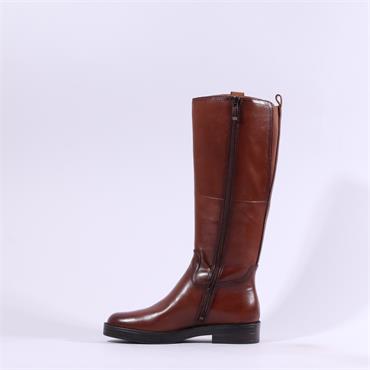 Tamaris Betina Stretch Calf Long Boot - Cognac Leather