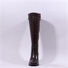 Tamaris Romy Platform Blockheel Longboot - Mahogany