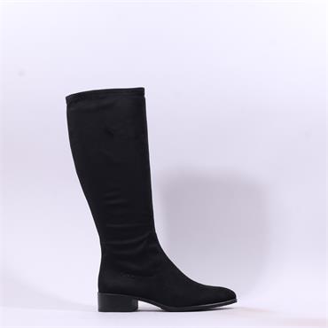 Tamaris Norivelle Low Heel Long Boot - Black